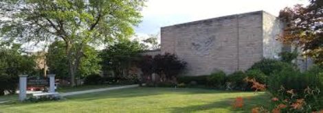 Picture of the front of the building