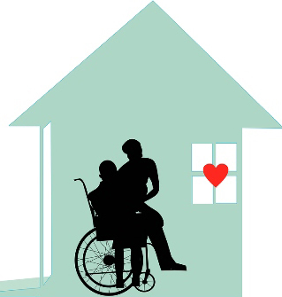 Home Care Living With Dignity Illustration